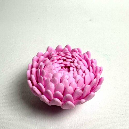 Хризантема 388 - силиконовая 3D форма силиконовая форма для мыла фантастическая хризантема озон