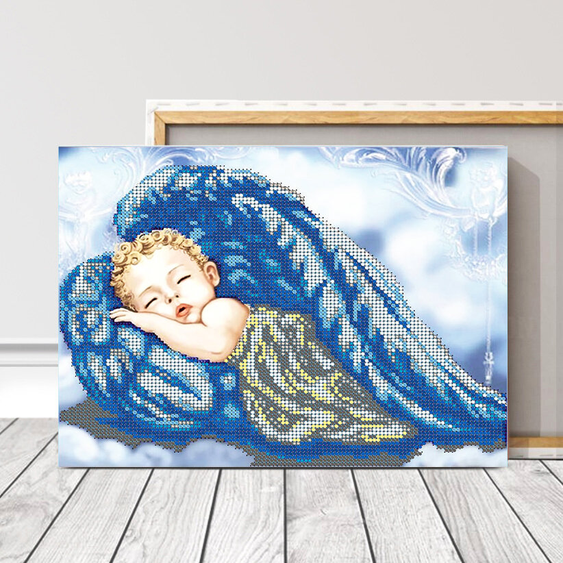 фото Алмазная мозаика на подрамнике Диамант 27.5*35 см