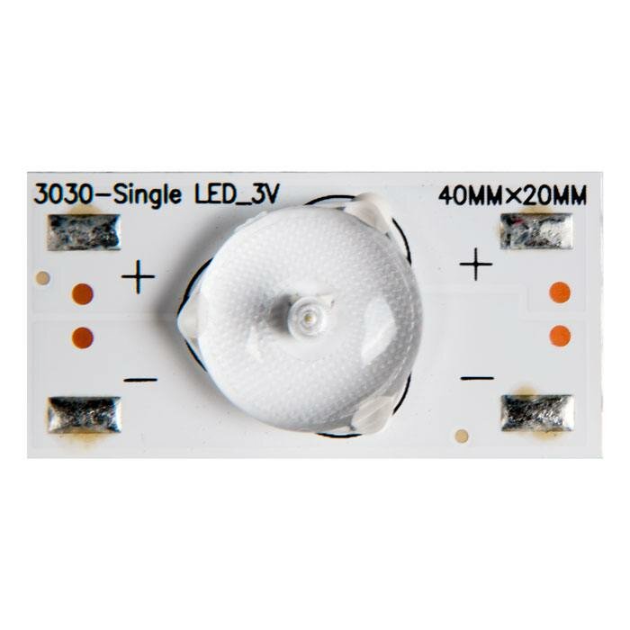 Светодиодная подсветка для телевизоров универсальная (3 В) 3030-SingleLED_3V