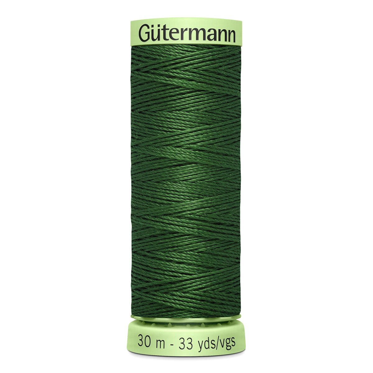 Нитки швейные Top Stitch 30/30 м для декоративной отстрочки, 100% полиэстер, Gutermann 744506 (639 травяной), 5 шт