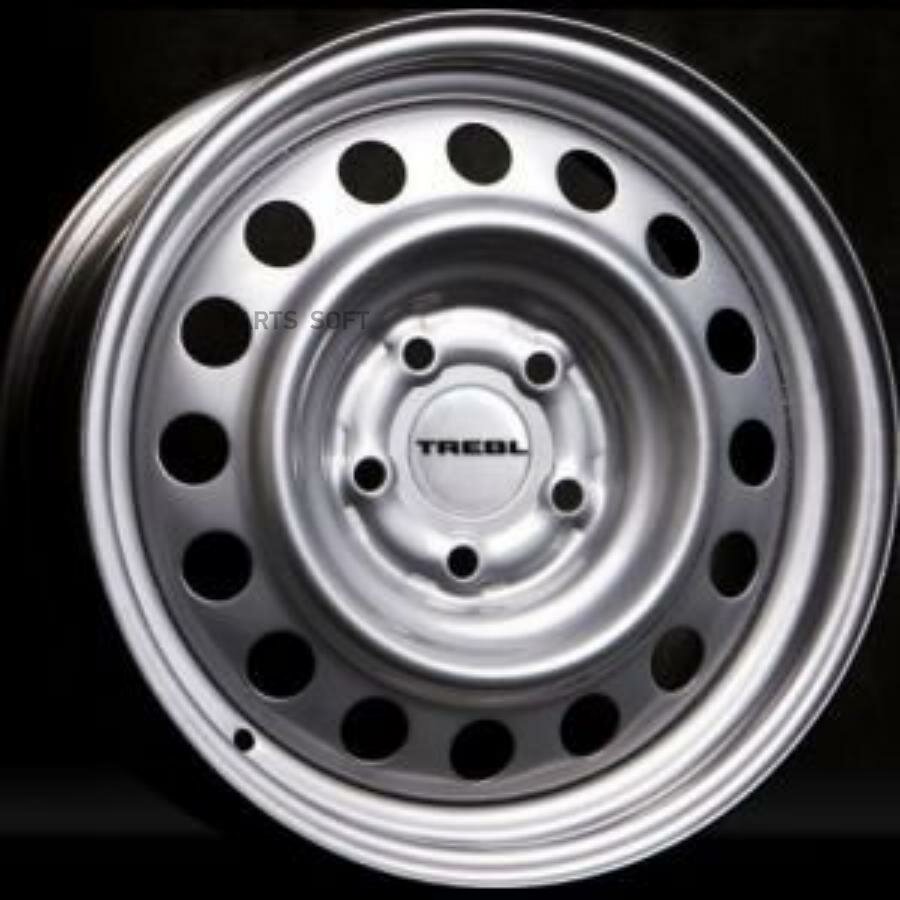 Trebl 6085 14 / 5.5j pcd 5x120.00 et 40.00 цо 67.10 стальной / серебристый