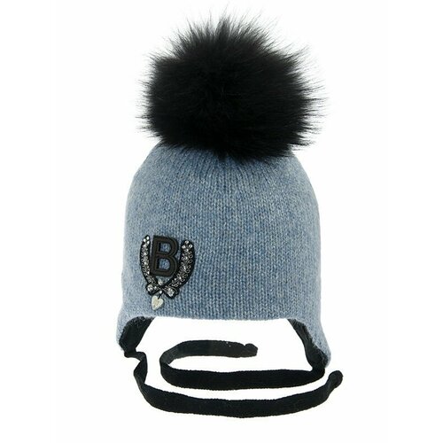 фото Шапка mialt, размер 48-50, синий