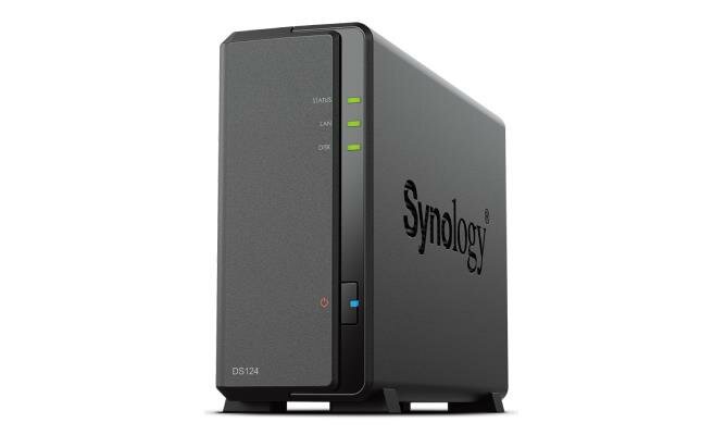 Synology СХД настольное исполнение 1BAY NO HDD DS124 SYNOLOGY