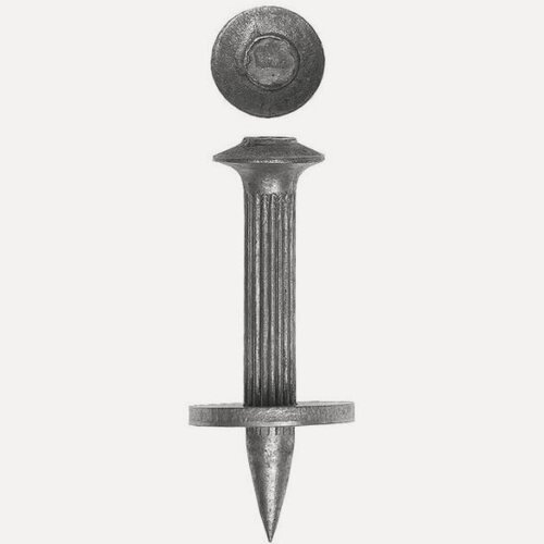 Изображение товара Зубр Дюбель гвоздевой оцинкованный, с насаженной шайбой, 30 х 4.5 мм, 10 шт, 3063-45-30