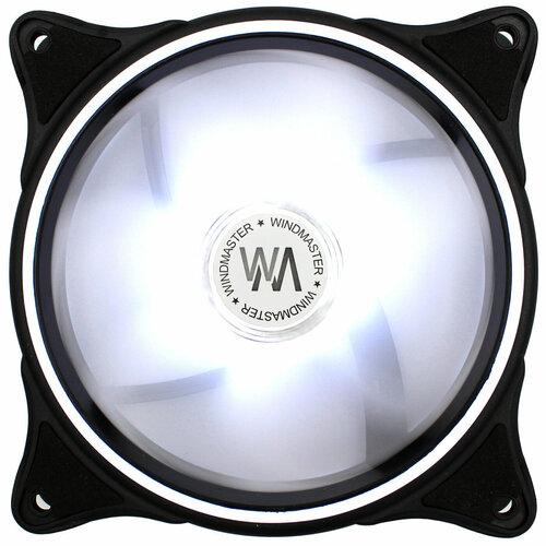 Вентилятор WINDMASTER Ring Angel, 120мм, 3pin + Molex, белый
