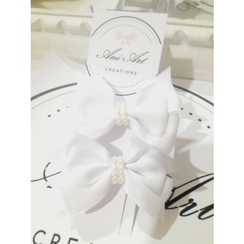 Бант для волос на резинке