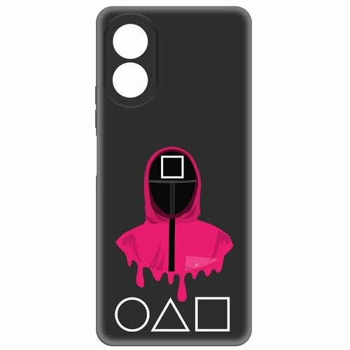 Чехол-накладка Krutoff Soft Case Игра в кальмара-Начальник для Oppo A38 4G черный чехол накладка krutoff soft case игра в кальмара начальник для infinix zero 30 4g черный