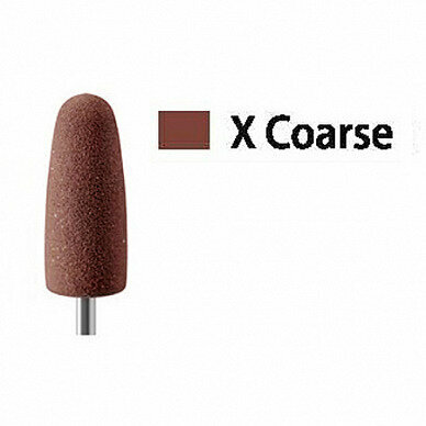 Полировщик силиконовый коричневый закругленный 10 мм SK2021 (X-Coarse)