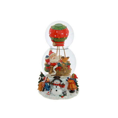 Новогодняя игрушка в стеклянном шаре "Дед Мороз