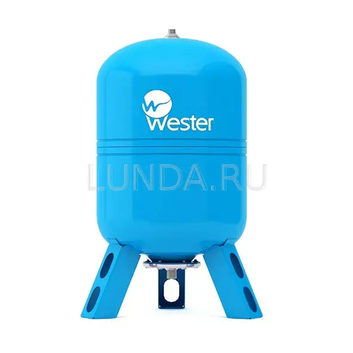 мембранный бак для водоснабжения горизонтальный 80 л wao80 10 бар 110°c wester wao80 Мембранный бак для водоснаб. вертикальный, 80 л, WAV80 16 бар/110°C, Wester WAV80-16