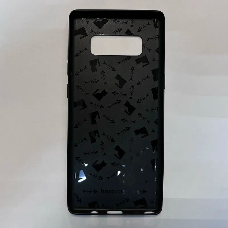 Силиконовая накладка для телефона Samsung Galaxy Note 8 SM-N950, цвет чёрный, Usams Phantom Series Protective Case Black