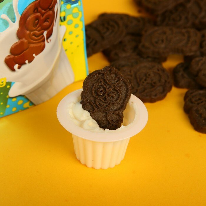 Шоколадное печенье Yo Friend с молочным кремом, 25 г(2 шт.) - фотография № 2