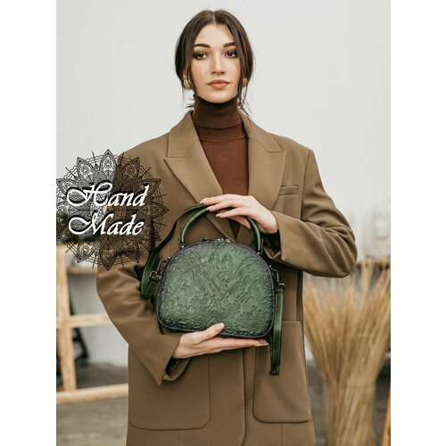 фото Сумка lumida, зеленый, серый