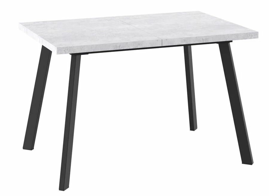 фото Стол раздвижной RB БОРГ-140(180)х85 Серый сланец/Чёрный