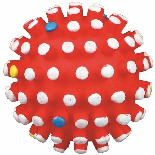 Nobby Игрушка для собак Мяч с кнопками, 10 см, винил nobby игрушка для собак гантель с кнопками 16 см