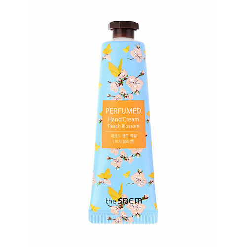 THE SAEM Крем для рук парфюмированый Perfumed Hand Cream Peach Blossom 30мл крем для рук парфюмированый the saem perfumed hand cream baby powder 30 мл