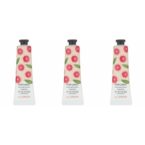 THE SAEM Крем-эссенция для рук парфюмированный Perfumed Hand Light Essence Grapefruit 30мл - 3 штуки крем эссенция для рук парфюмированный the saem perfumed hand light essence grapefruit – грейпфрут 30 мл