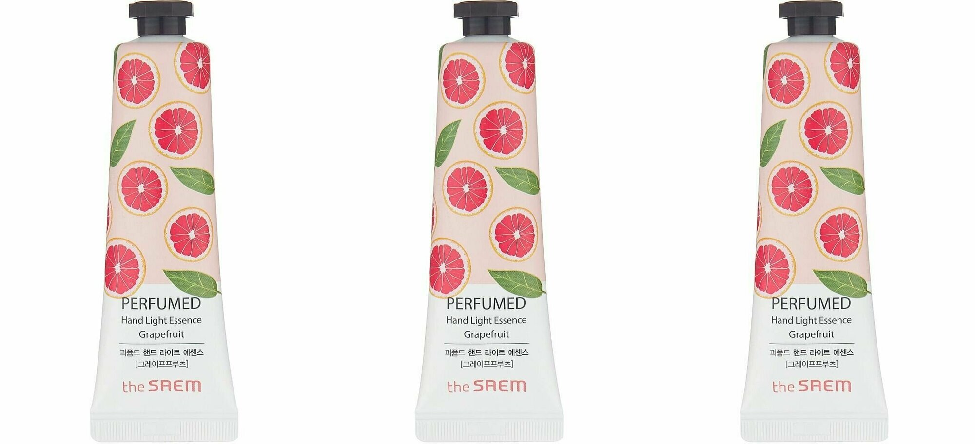 THE SAEM Крем-эссенция для рук парфюмированный Perfumed Hand Light Essence Grapefruit 30мл - 3 штуки
