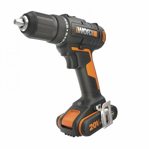 WORX Аккумуляторная дрель-шуроповерт WORX WX108 50Нм дрель шуруповерт аккумуляторная worx wx352 9 без акб и зу