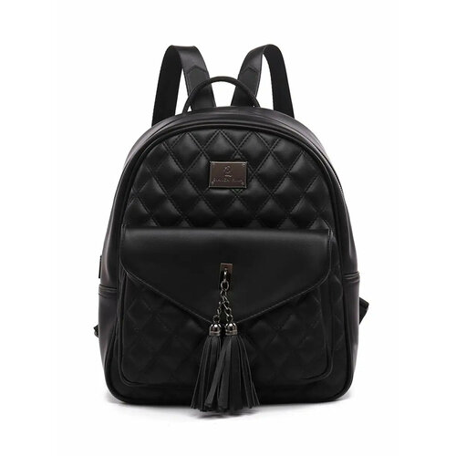 Рюкзак BIANCA RINA AE-10122-2/K01, черный рюкзак женский кожаный черный матовый