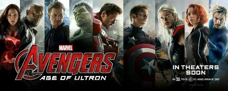 Плакат постер на бумаге Мстители: Эра Альтрона (The Avengers Age of Ultron) Джосс Уидон. Размер 21 х 30 см