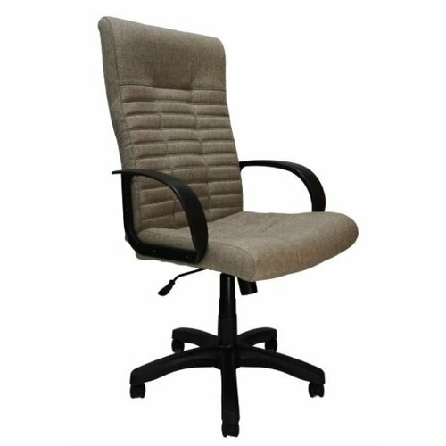 Кресло офисное ЯрКресло Кр26 ТГ Пласт К31 (ткань Крафт светло-серая)