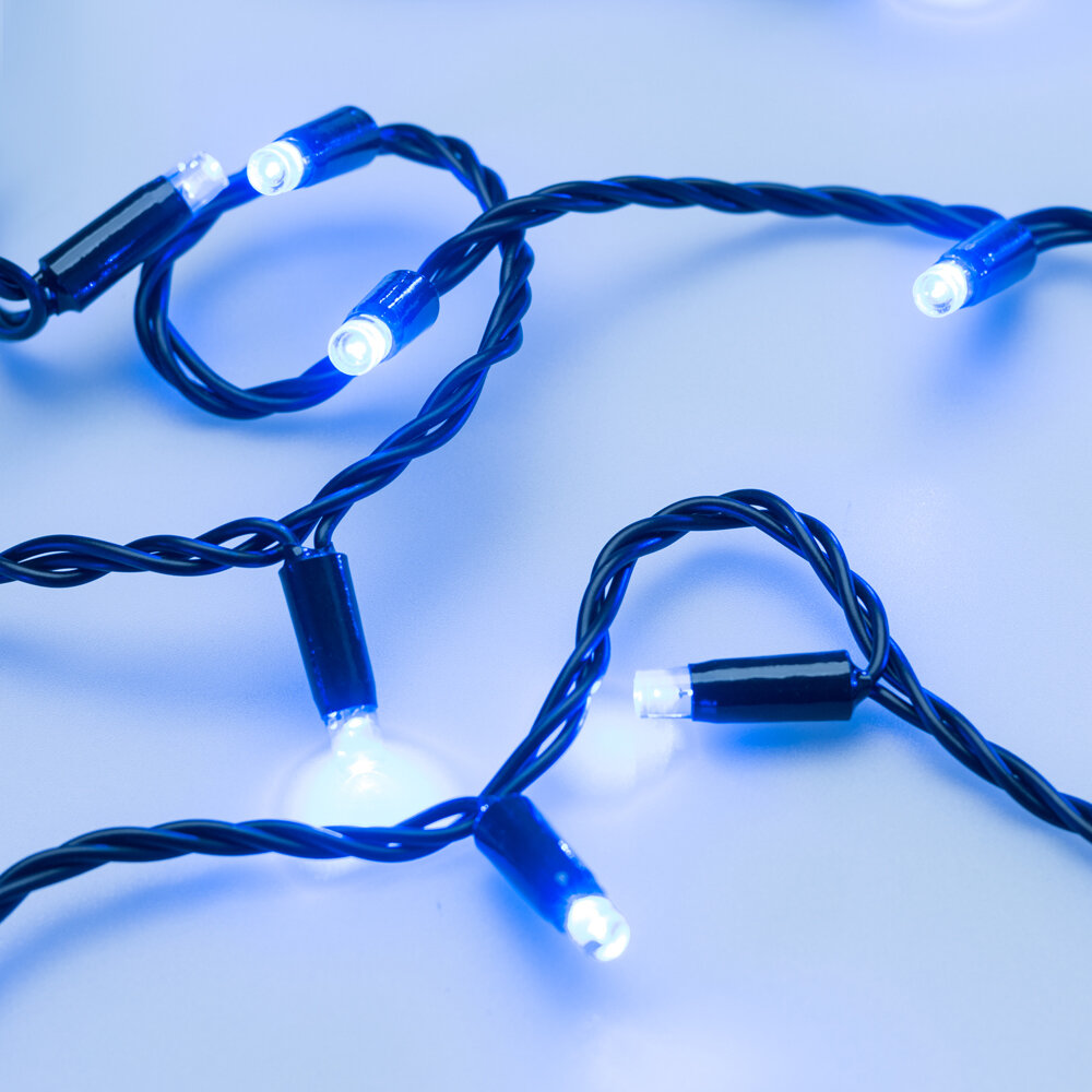 Светодиодная Гирлянда Arlight Ard-string-classic-10000-black-100led-std Blue (230v, 7w) 025802 - фото №3