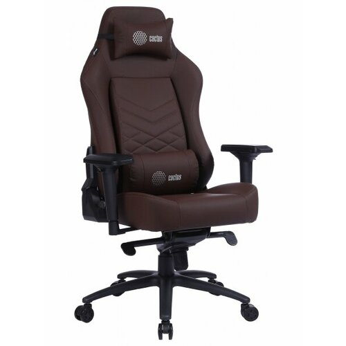 Кресло игровое CACTUS CS-CHR-0112BR, коричневый