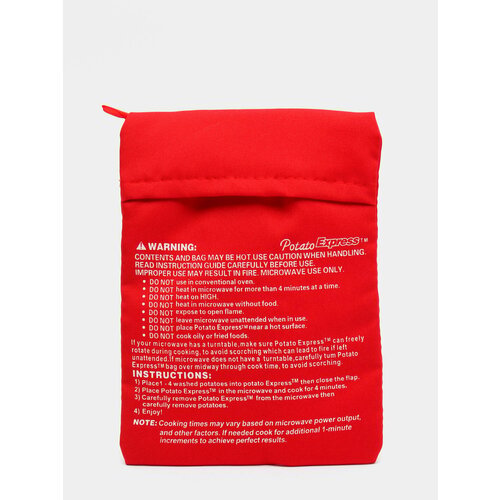 Мешочек для запекания картофеля и овощей за 4 минуты многоразовый