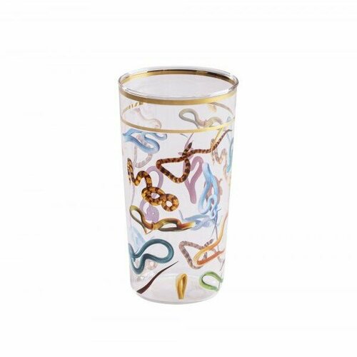 Стакан Seletti Toiletpaper Glass Snakes 15964