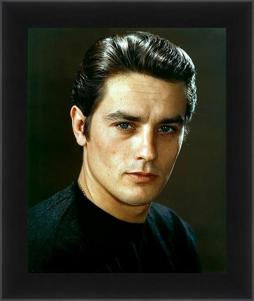 Плакат постер на бумаге Ален Делон. Alain Delon. Размер 42 х 60 см