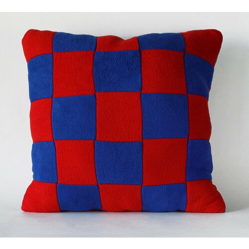 Подушка декоративная Magic Bear Toys квадратная цвет синий-красный 40 см 1105₽