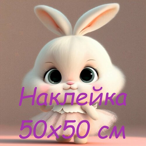 Наклейка Зайка 50x50 см Вариант 6 400₽