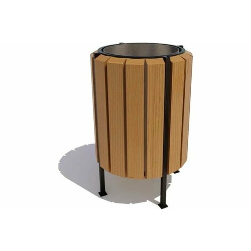 7 скамеек Урна уличн. «Гео»,67040, сосна, дуб 67040/ГЕО/9005/С_ДУБ