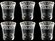 Набор 6шт стаканов низ 240сс