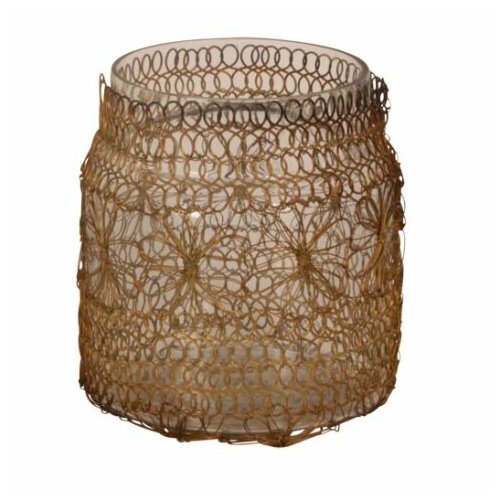 Подсвечник-колба G&C interiors IN/BR/D51450/13/AG H:13 W:12 D:12