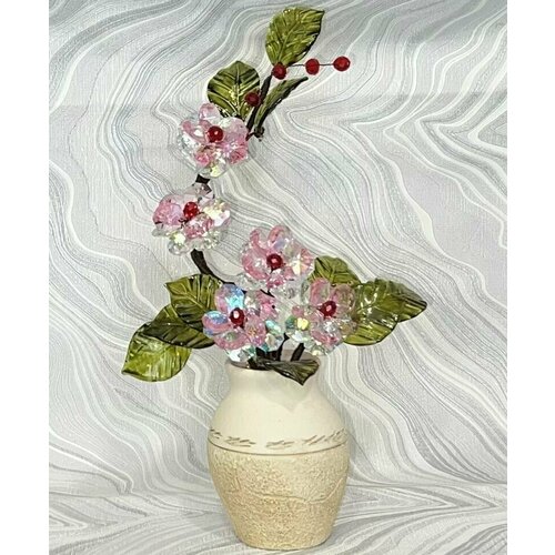 Дерево декоративное с розовыми цветами 2250₽