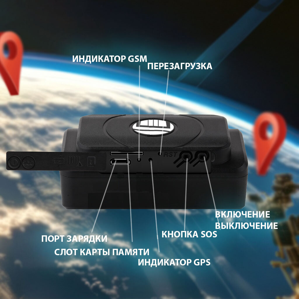 GPS трекер SAIREX TK202B — фото 4