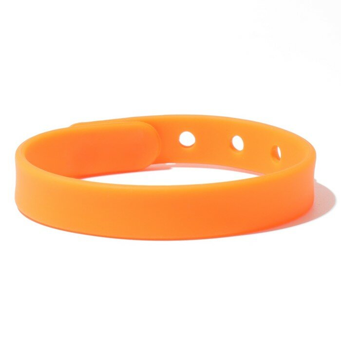 Силиконовый браслет Ремешок, цвет оранжевый
