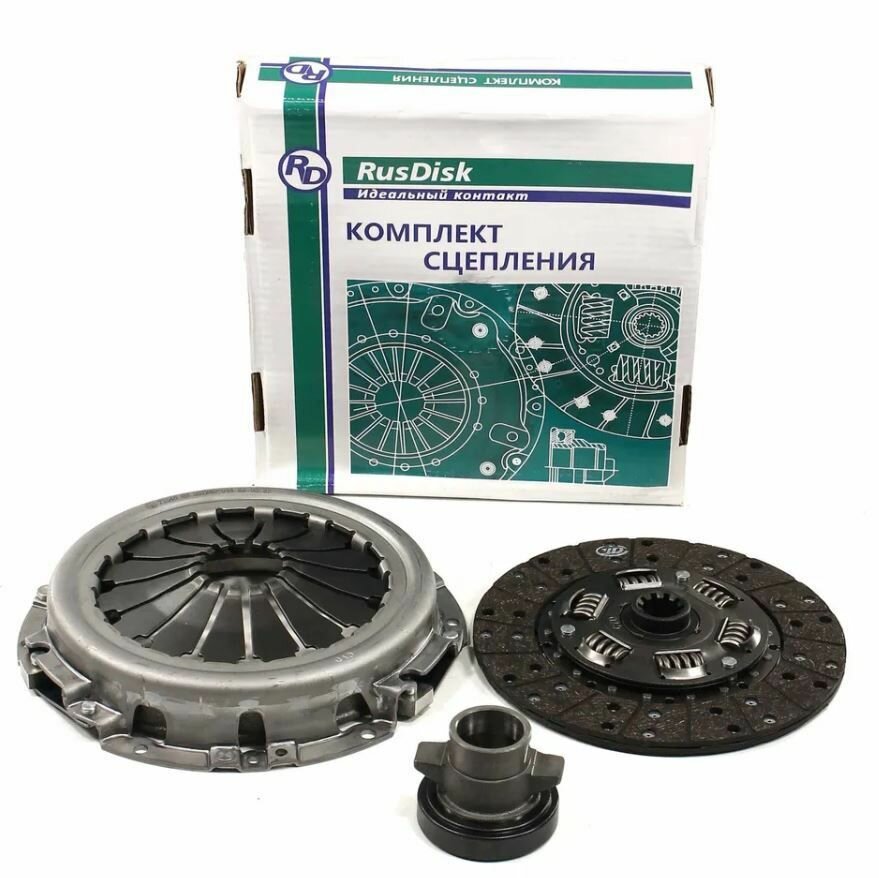 Сцепление в сборе УАЗ 3163 дв.409 514 (с подшипником) OEM 3160-50-1601180 RusDisk (ТАЯ) арт. 71474