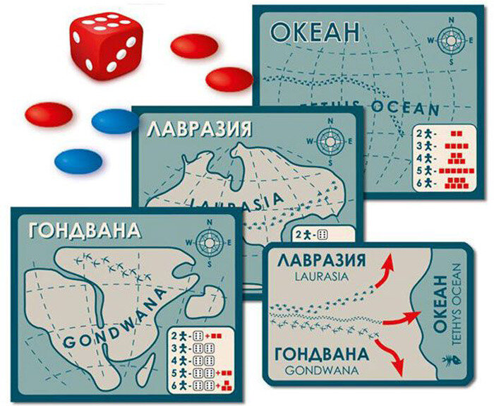 Настольная игра Эволюция Дополнение Континенты — фото 1