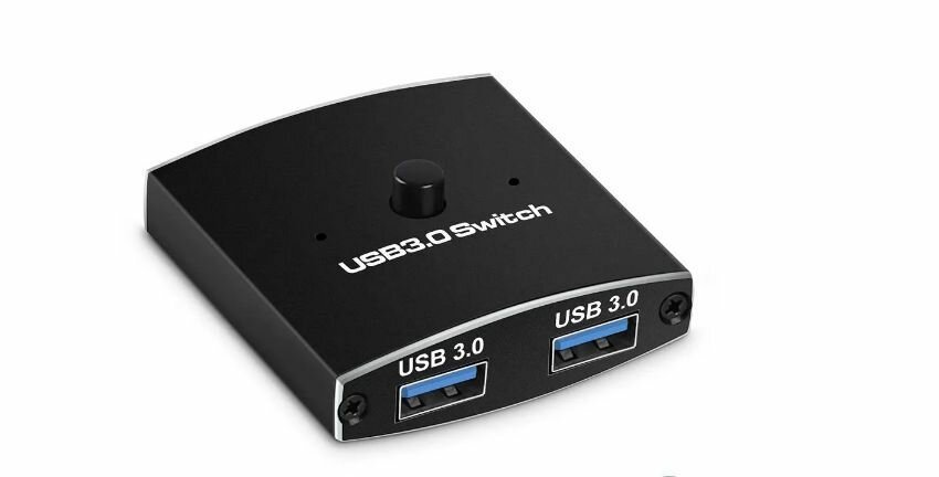 Switch переключатель USB 3.0 - 2*1+ кабель usb 3.0 папа папа 03 метра