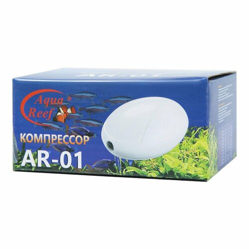 Компрессор Aqua Reef AR-01 одноканальный 2Вт 15лмин 93600₽