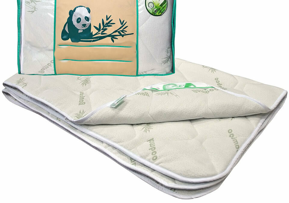 Одеяло из бамбукового волокна 1,5 спальное - АЛ - Люкс облегченное