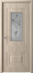 Межкомнатная дверь ВДК Владимир до, Цвет дуб шенон, 700x2000 мм (комплект: полотно + коробочный брус + наличники)