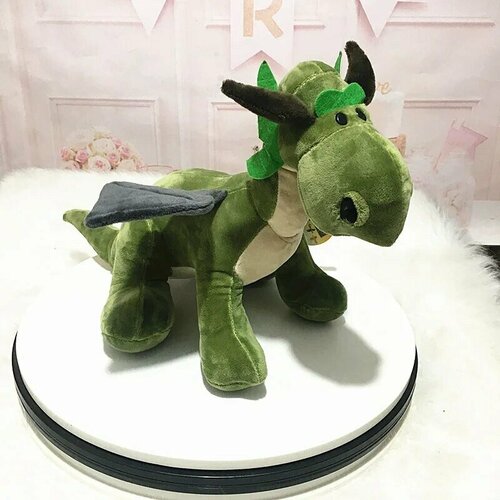 Мягкая игрушка Зеленый дракон , 21 см , символ Нового года 2024
