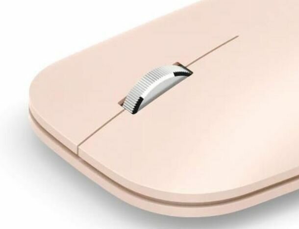 Мышь Microsoft Surface Mobile Mouse Sandstone, персиковый (kgy-00065) - фото №4