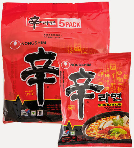 Изображение товара Лапша Нонгшим Шин Рамен 5шт*120г, Корея ER-15 113-851153