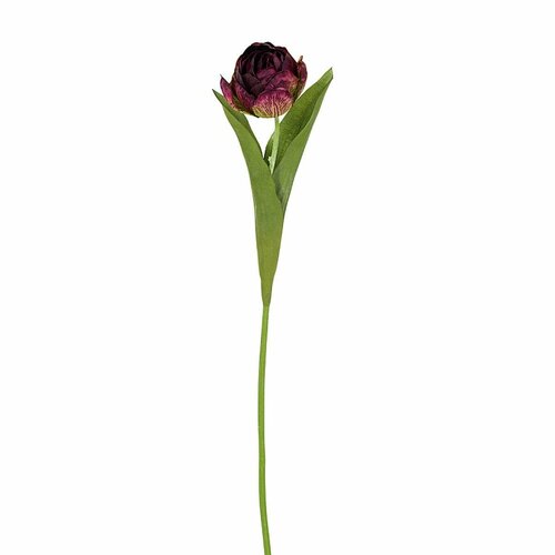 Искусственный цветок Fiebiger Floristik - Тюльпан, фиолетовый, 48 см, 3 шт