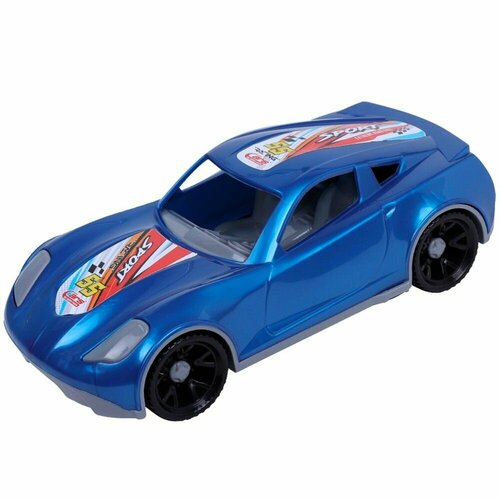 машинка гоночная рыжий кот turbo v max синий металлик 40 см пластик и 5852 Автомобиль Turbo V синий металлик И-5846